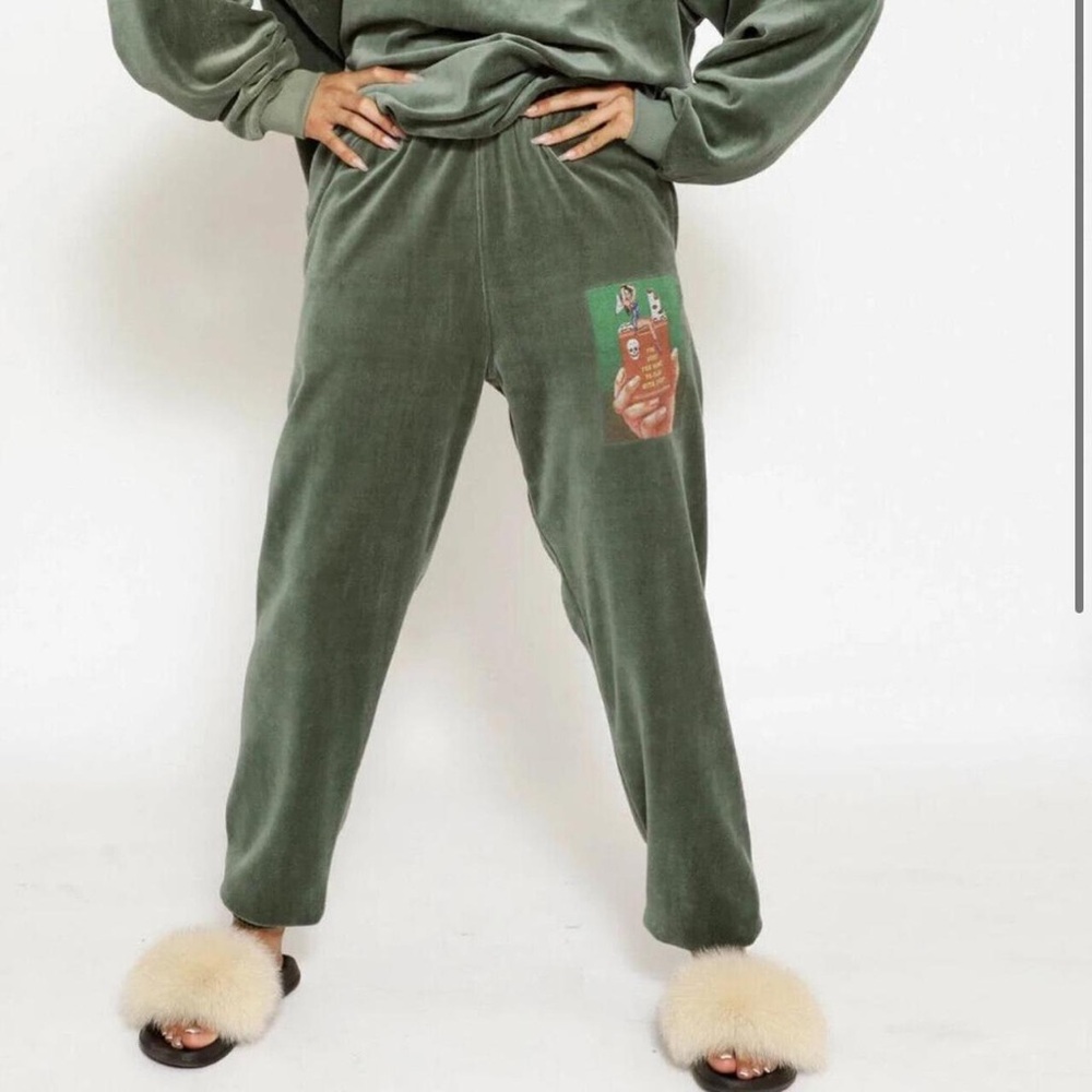 Boys Lie Green Track Pants